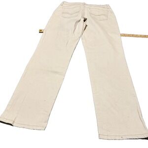 Bandolino Mandie Women's Size 6 Beige Straight Leg Stretch Cotton Pants